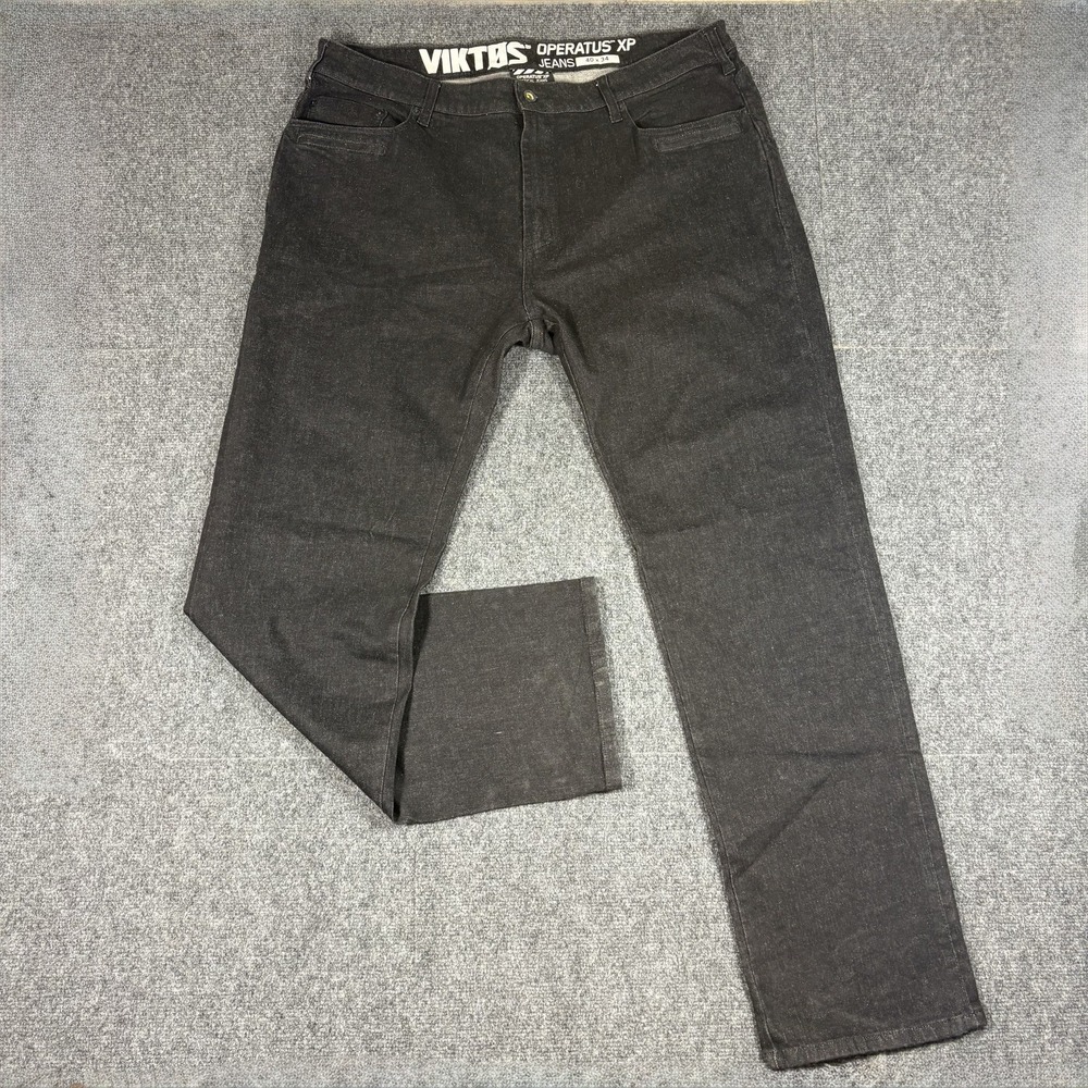 Viktos Operatus XP Tactical Jeans Black Men's Fits Size 40x33 Stretch Denim